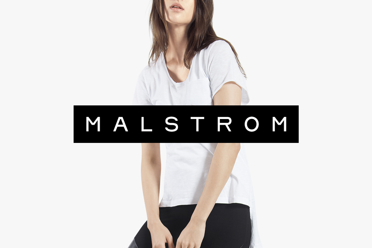 MALSTROM - Minimal Display Typeface