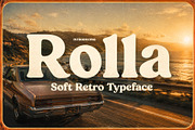 Rolla - Soft Vintage Typeface, a Serif Font by HipFonts (Thumbnail 1 of 9)