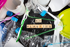 Plastics for recycling stock photo containing plastic and plastics
