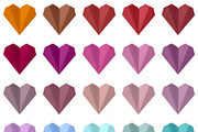 25 Origami Paper Hearts, an Object Graphic by katyapolo (Thumbnail 2 of 3)