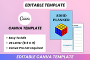 ADHD Planner Kdp Interior, a Social Media Template by Coco Bloom (Thumbnail 5 of 7)