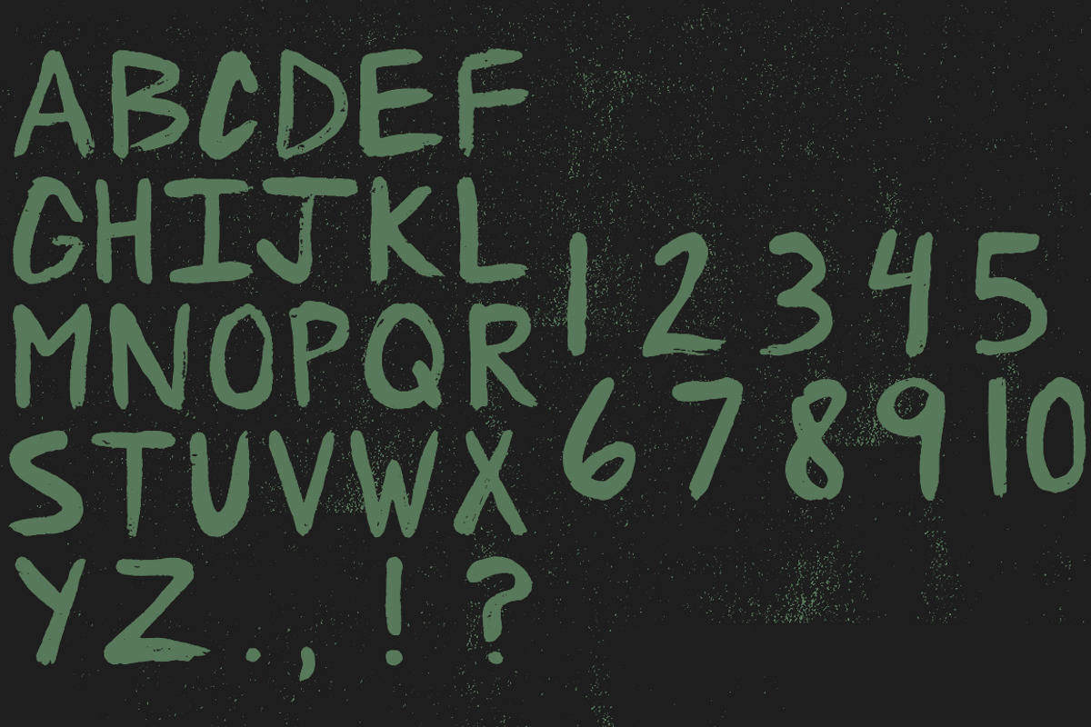 Letters & Numbers Vol 1, a Texture Illustration by Texture Club (Photo 3 of 3)