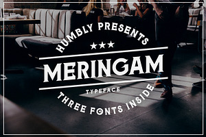 Meringam, a Serif Font by Arterfak Project