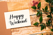 Satuday Holiday, a Handwritten Font by FreshTypeINK (Thumbnail 5 of 8)