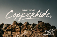 Copperhide - Brush Font