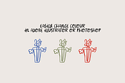 Dinner Party Illustration Pack, a Food Illustration by Em&M Studio (Thumbnail 9 of 9)