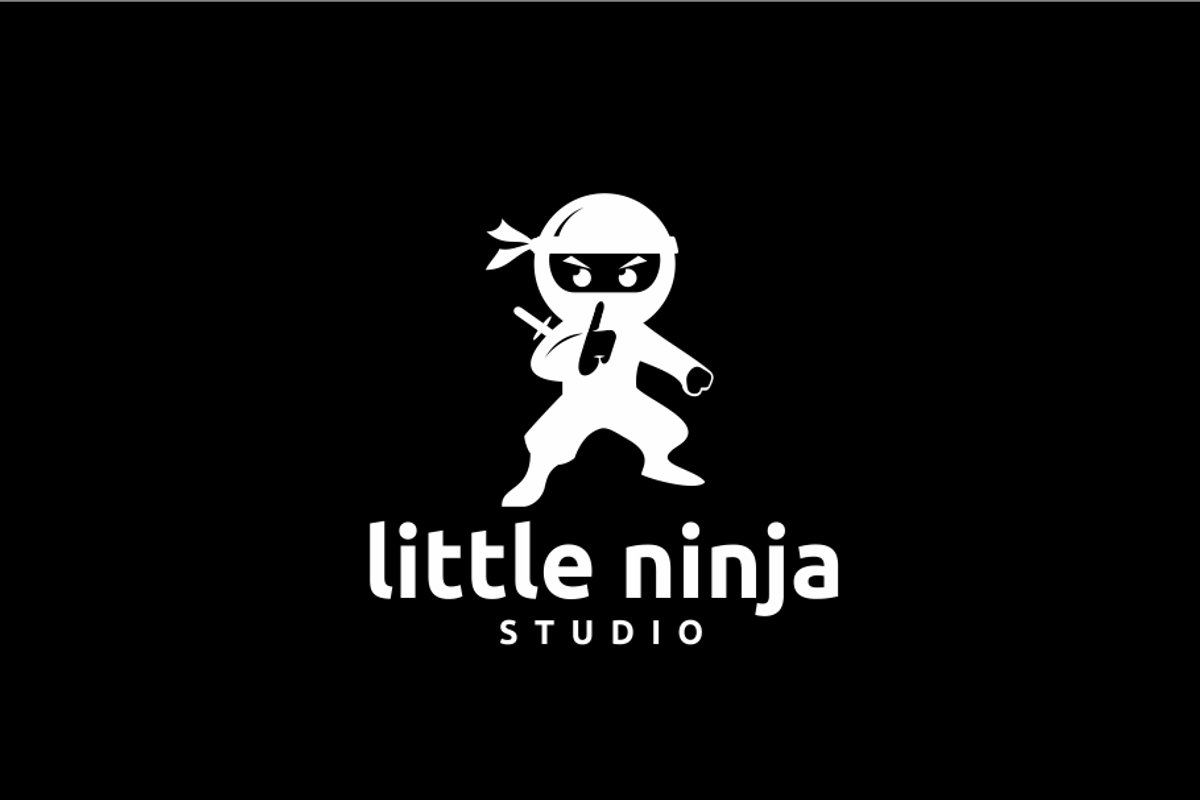 Little Ninja Character Mascot Logo, a Branding & Logo Template by yopie (Photo 2 of 3)
