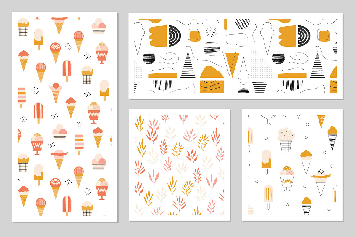 Ice cream abstract, a Pattern Graphic by Anatartan Design (Photo 14 of 18)