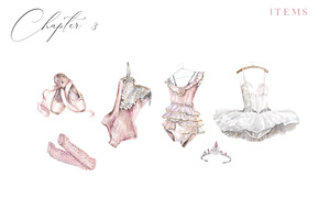 ON POINTE - Watercolor Ballet Set