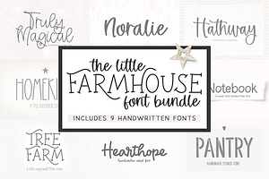 The Little Farmhouse Font BUNDLE