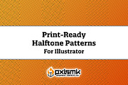 Print-Ready Halftone Patterns, a Pattern Graphic by PXLSMK Graphic Supply (Thumbnail 1 of 4)