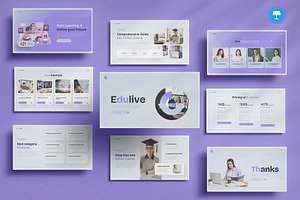 Online Course Keynote, a Presentation Template by Pixslides