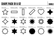 81 Shapes Brush Bundle for Procreate, a Brush Add-On by Quiver Supply Co. (Thumbnail 9 of 13)