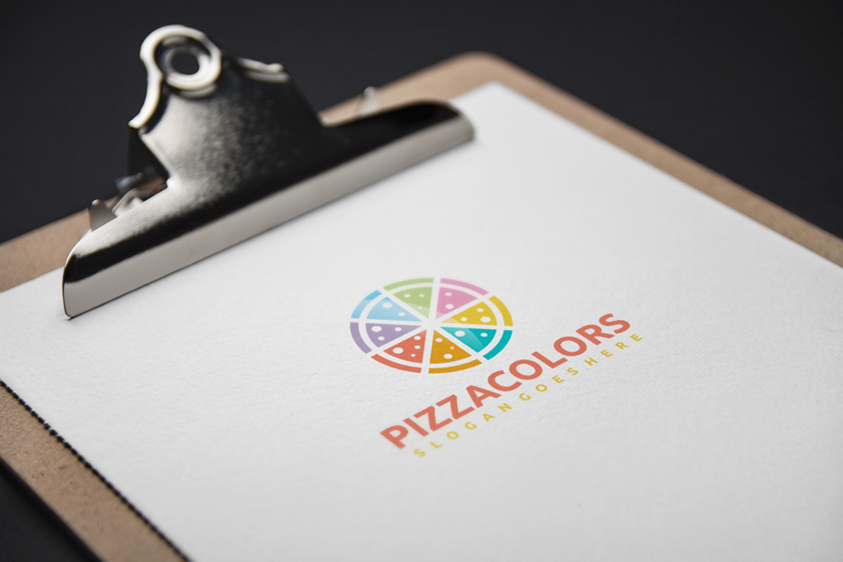 Pizza Colors Logo, a Branding & Logo Template by 3ab2ou (Photo 4 of 4)