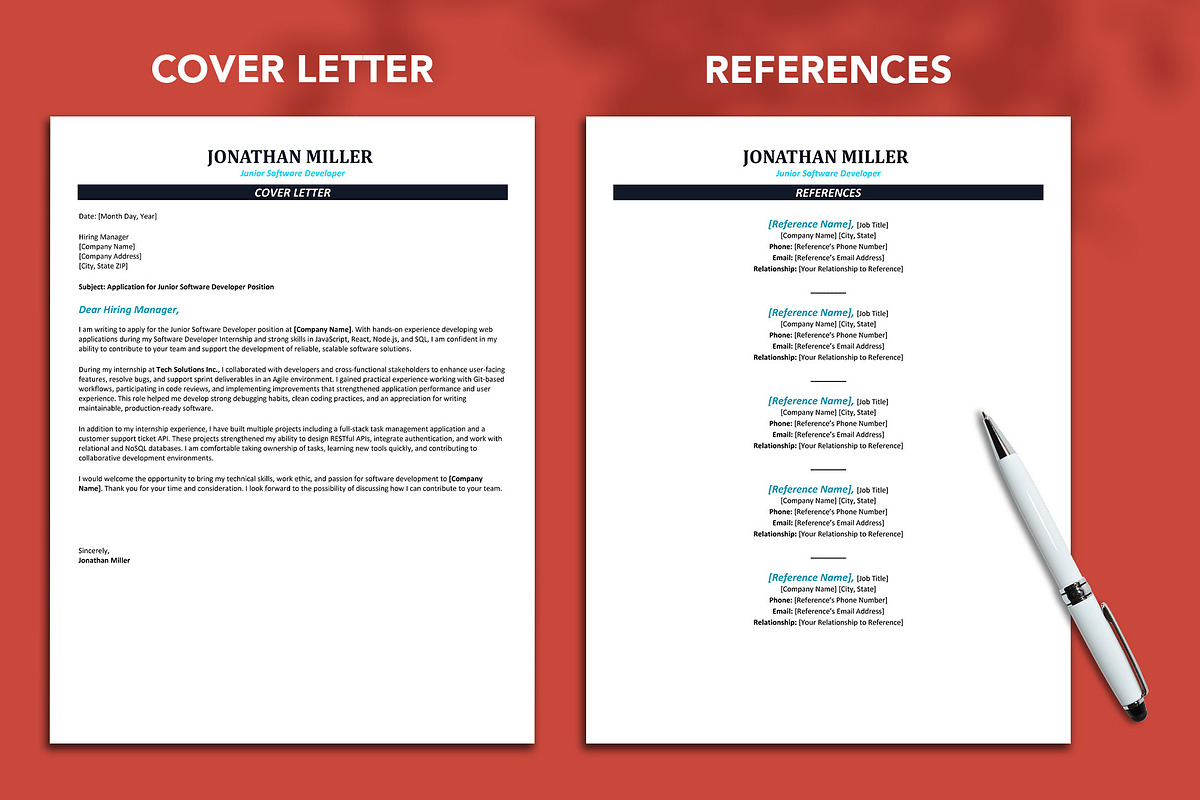Modern ATS Resume Template in word, a Resume Template by Design_Xlab (Photo 5 of 10)