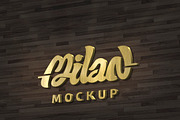 Logo - lettering  - 3D Mockup, a Product Mockup by Milan Mockup (Thumbnail 3 of 4)