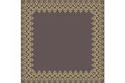 Floral Modern Vector Frame, a Texture Graphic by FineArtStudio (Thumbnail 1 of 3)
