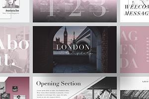 LONDON Keynote Template Gift