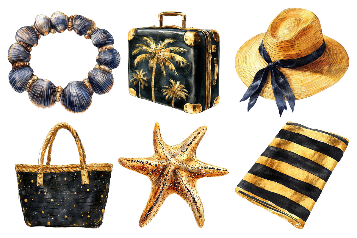 Beach Holiday PNG, an Illustration by SinaCreation (Photo 3 of 5)