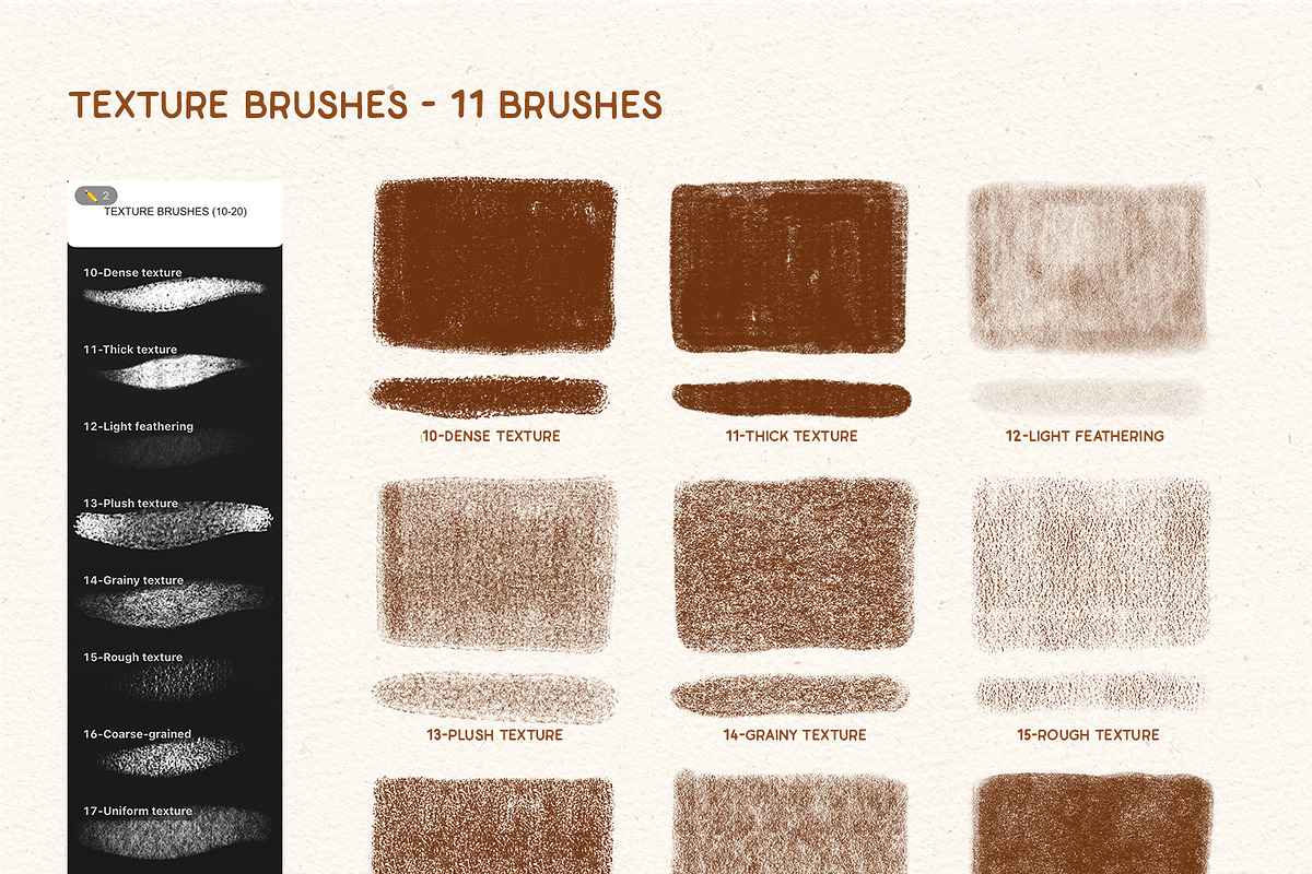 Pencils & Paper - brushes Procreate, a Brush Add-On by polikarpovaart (Photo 8 of 13)