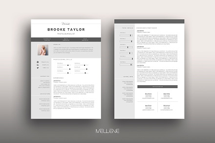 Resume / CV template - Brooke