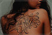 Acuentre Script for Tattoo & Liquor, a Script Font by ilhamtaro (Thumbnail 9 of 9)