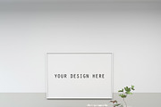 Interior mockup with frame, a Product Mockup by 2D/3D (Thumbnail 2 of 8)