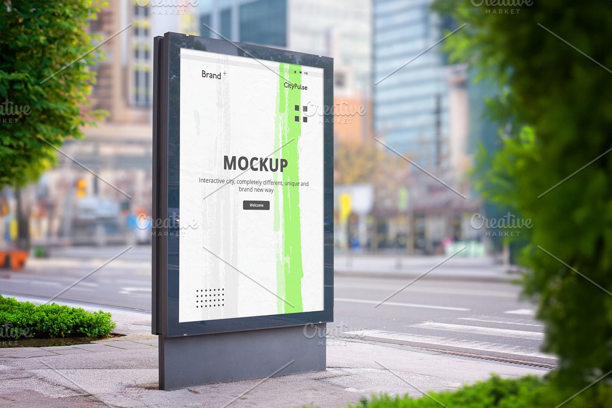 Citylight Poster Mockup, an Advertising Mockup by RSplaneta (Photo 1 of 2)