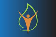 Wellness logo design template, a Branding & Logo Template by Sumberpangan (Thumbnail 3 of 3)