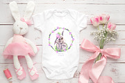 Watercolor Easter Bunny clipart, an Animal Illustration by GevelStudio (Thumbnail 4 of 8)