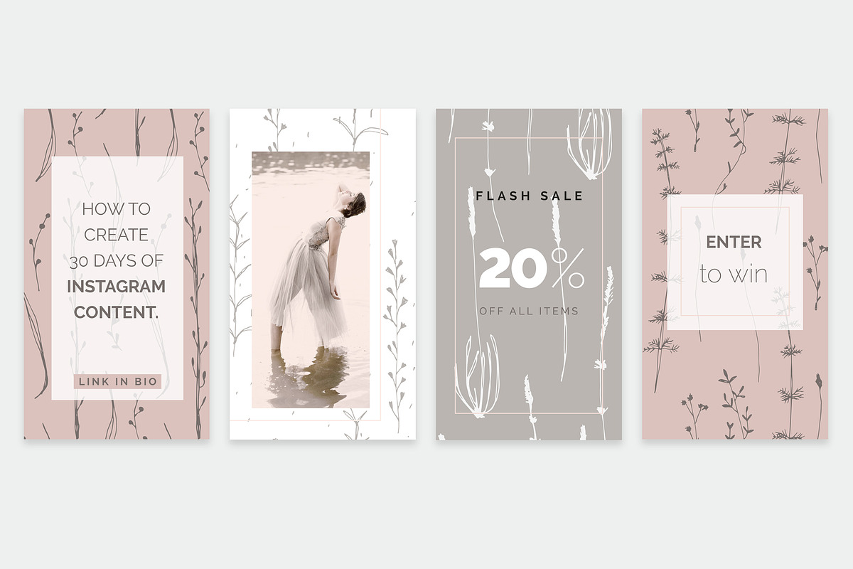 Wildflower Patterns + Templates Set, a Pattern Graphic by Youandigraphics (Photo 7 of 14)
