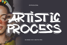 Artistic Process - Graffiti Font