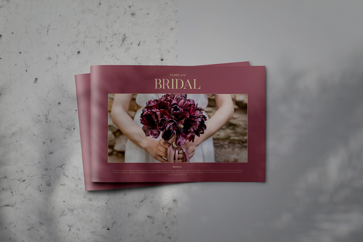 BRIDAL Lookbook Brochure Template, a Brochure Template by Indotitas (Photo 1 of 10)