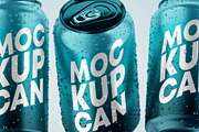 330ml 6 Metallic Can Mockups, a Product Mockup by Graphic Bird (Thumbnail 6 of 9)