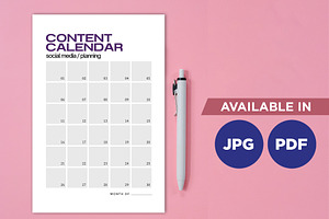 Social Media Content Planner