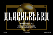 Necojah - Hardcore Gothic Font, a Blackletter Font by QR Design Studio (Thumbnail 2 of 6)