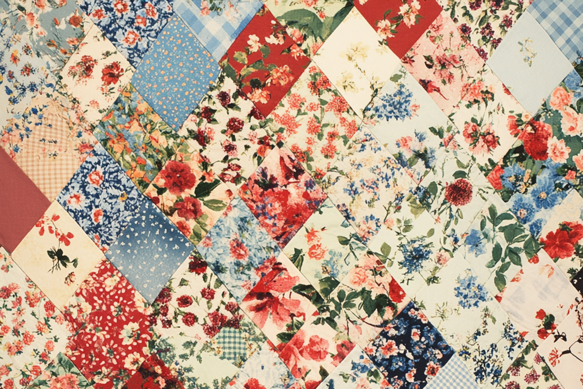 Rustic Quilt Patchwork, a Pattern Graphic by Printable Treasure (Photo 3 of 4)