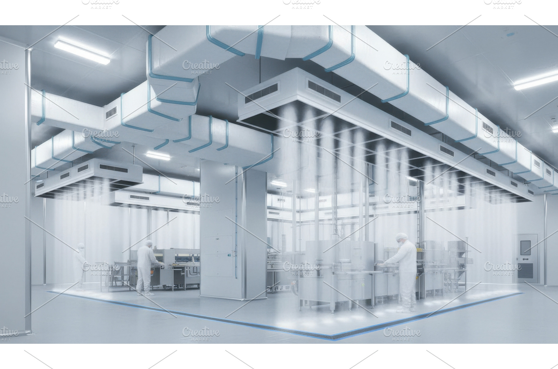 Modern clean room facility with, an Industrial Photo by Igor Tichonow