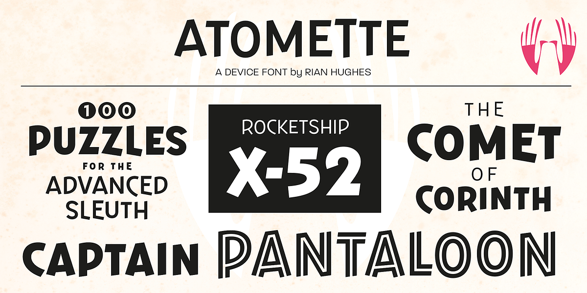 Atomette, a Sans Serif Font by Device (Photo 3 of 8)