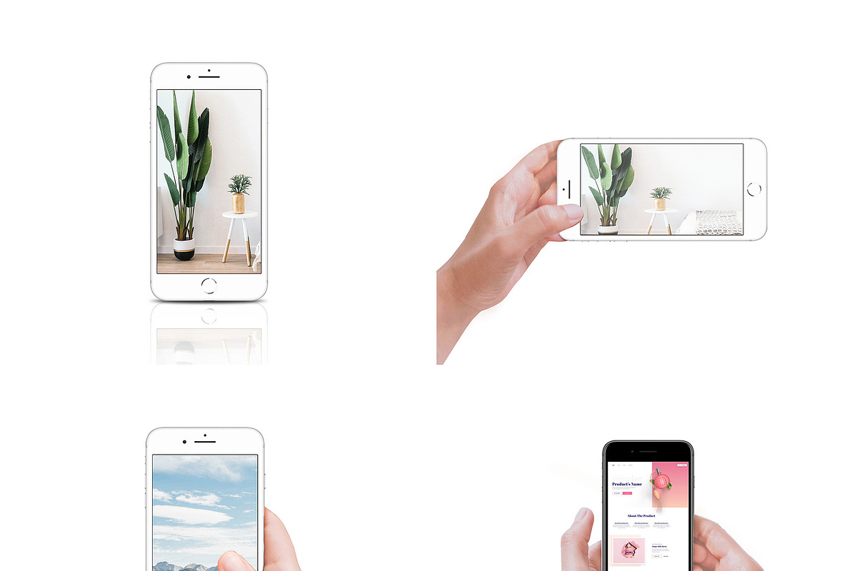 ALL 3D iPHONE MOCK-UP BUNDLE VOL-2, an iPhone Mockup by Graphicsworld125 (Photo 5 of 20)