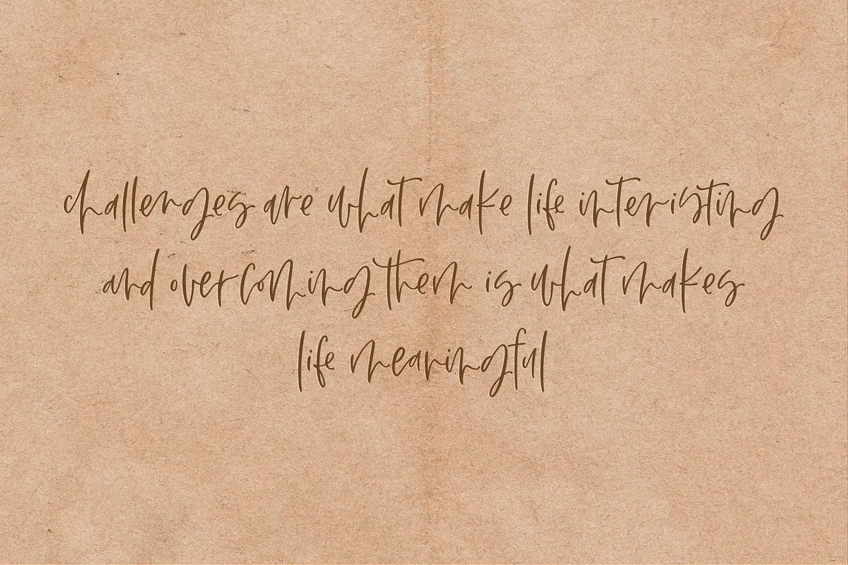 Aesthetic – Modern Calligraphy Font, a Script Font by RedyStudio (Photo 9 of 13)