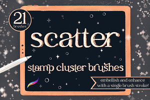 Scattered Stamp Cluster Brushes