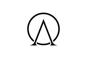 Letter A Circle Ring Logo, a Branding & Logo Template by Buqancreative