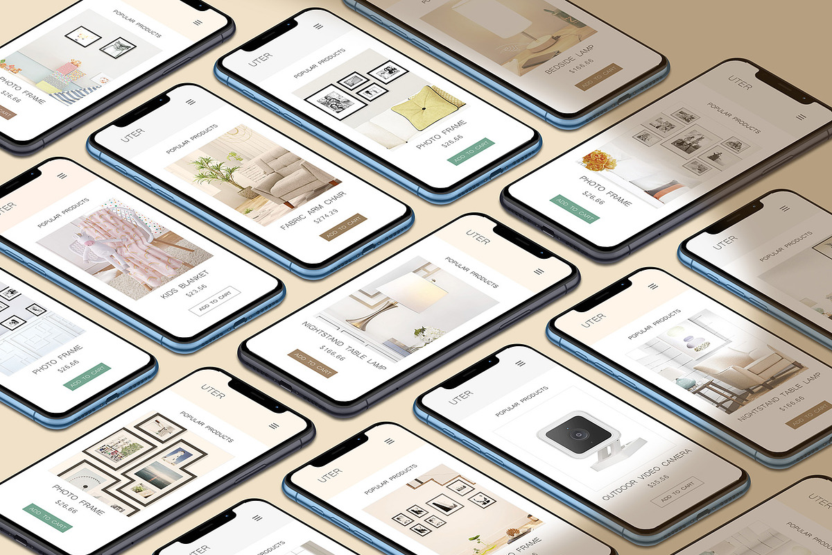 3D iPhone Presentation Mock-Up Bun 4, an iPhone Mockup by Graphicsworld125 (Photo 7 of 15)