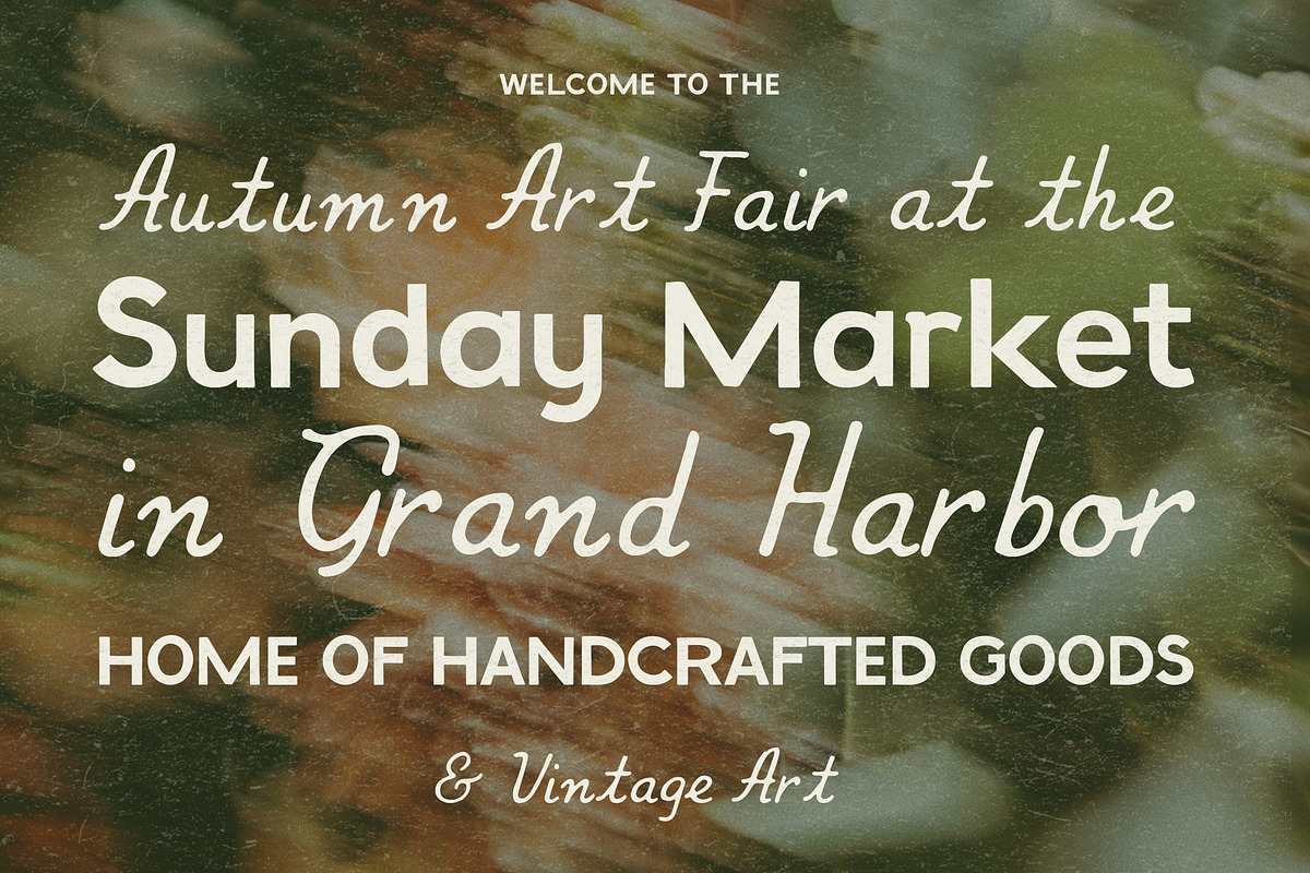 Vintage Handmade Script and Sans Duo, a Handwritten Font by Laras Wonderland (Photo 2 of 19)