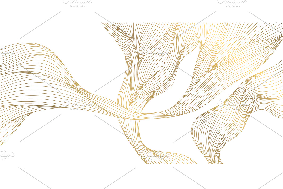 Line Art Clouds and Waves, a Pattern Graphic by Marylia (Photo 25 of 28)