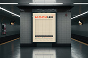 Subway Station Billboard Mockups, a Mockup by Luuqas Design (Thumbnail 6 of 11)