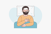 Unwell Patients Illustration, an Object Graphic by Jump Studio (Thumbnail 4 of 12)
