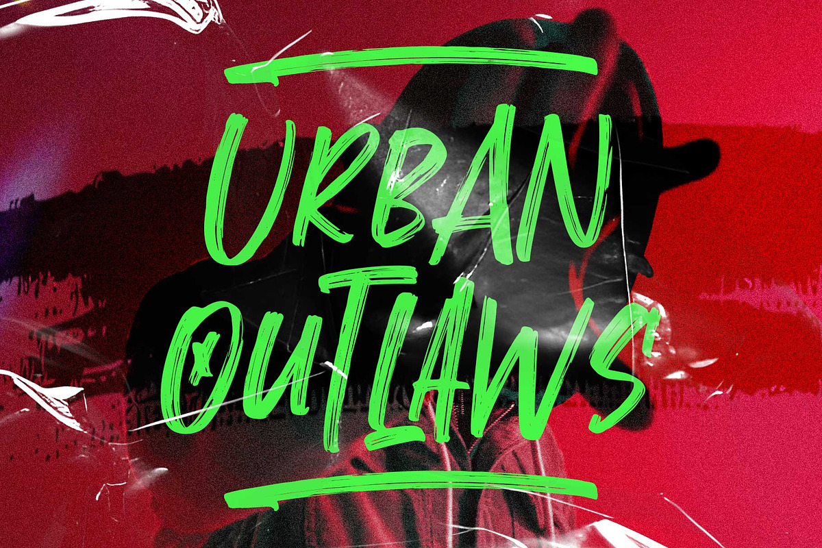 Troughline - Freestyle Brush Font, a Handwritten Font by Arterfak Project (Photo 2 of 13)