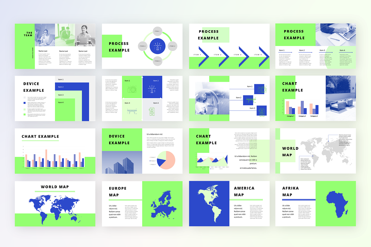 Block Google Slides - 2 Color Themes, a Presentation Template by chio.design - Khalay Chio (Photo 14 of 15)